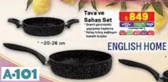 ENGLİSH HOME TAVA VE SAHAN SET 20/26 CM